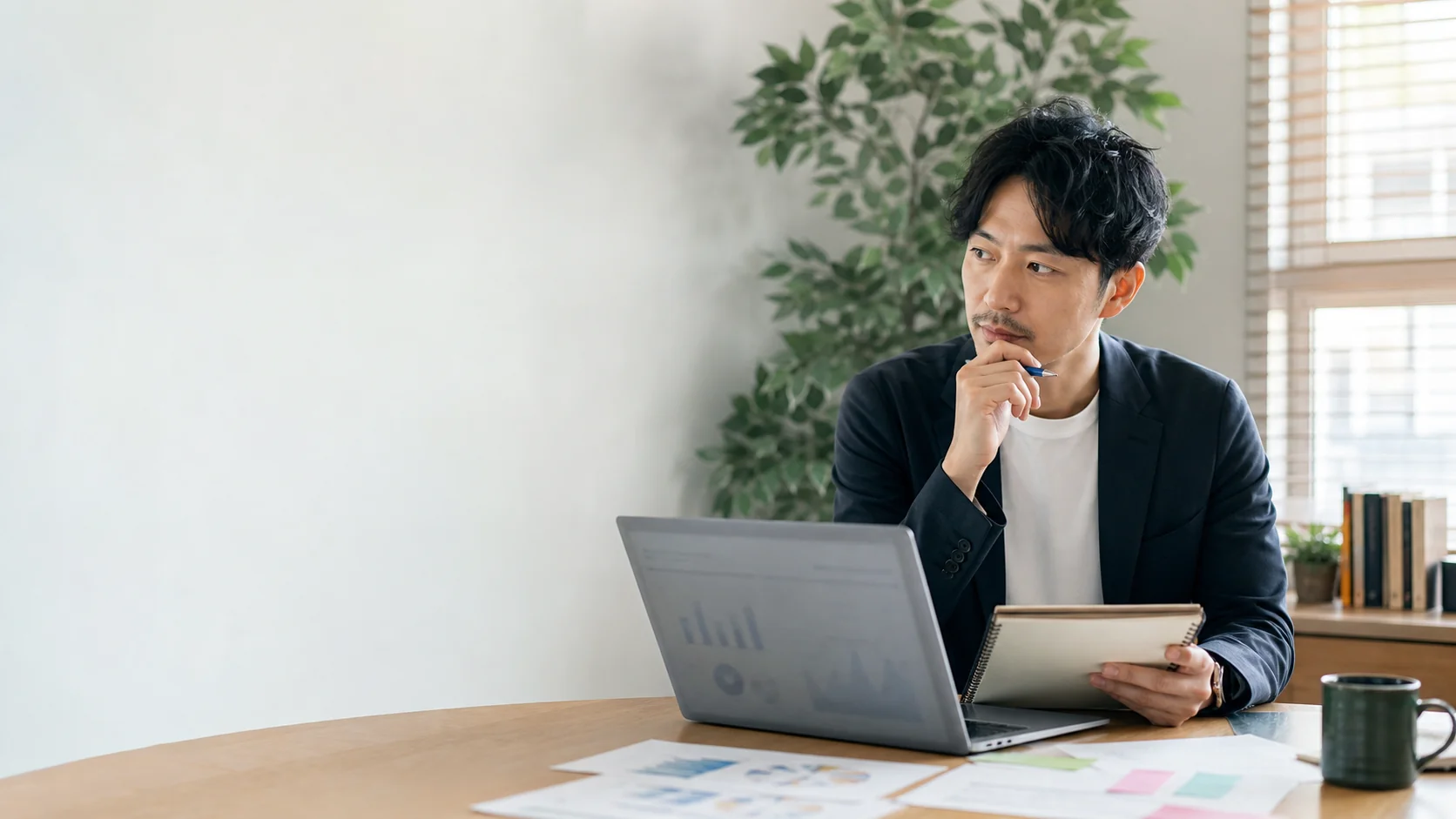 AIとマーケティングデータを使いながら戦略を考えるマーケター
