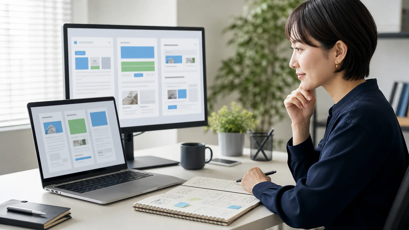 AIで広告文、バナー、ランディングページの制作フローを設計する個人事業主